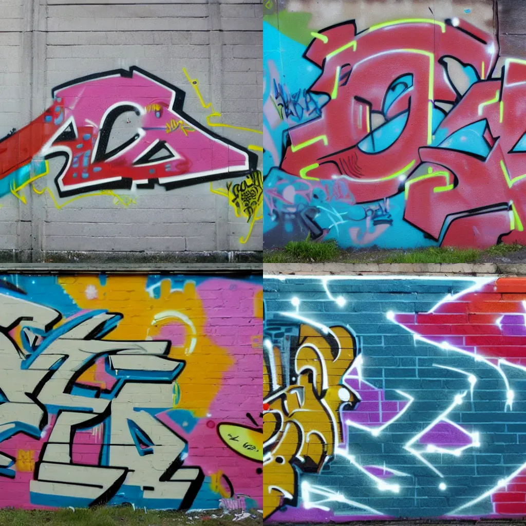 Prompt: Graffiti of the name LUCAS, intricate
