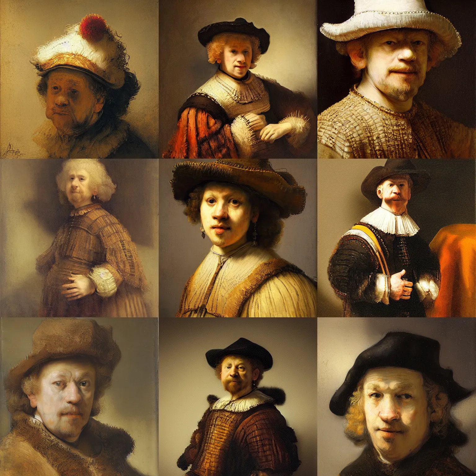 Prompt: artwork by rembrandt van rijn