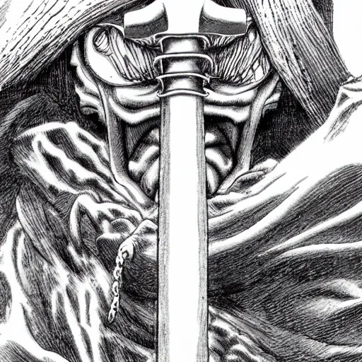 Image similar to kentaro miura, berserk