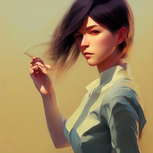 Image similar to curvature of space - time in the wind, fine details. night setting. realistic shaded lighting poster by ilya kuvshinov katsuhiro, magali villeneuve, artgerm, jeremy lipkin and michael garmash, rob rey and kentaro miura style, trending on art station