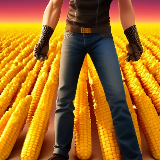 Image similar to tony stark is corn on the cob, hyperdetailed, artstation, cgsociety, 8 k