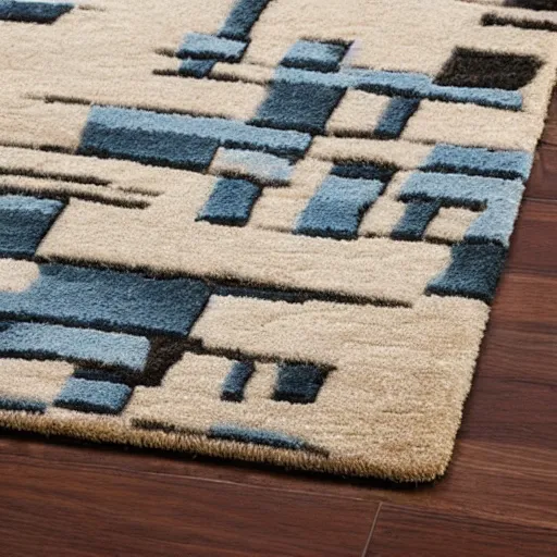 Image similar to beautiful abstract tufting rug