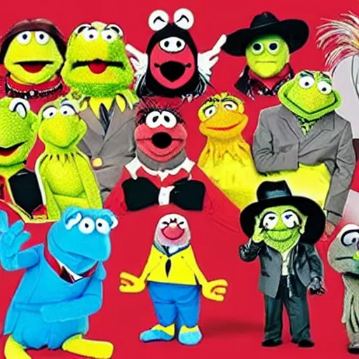 Prompt: The Watchmen as Muppets