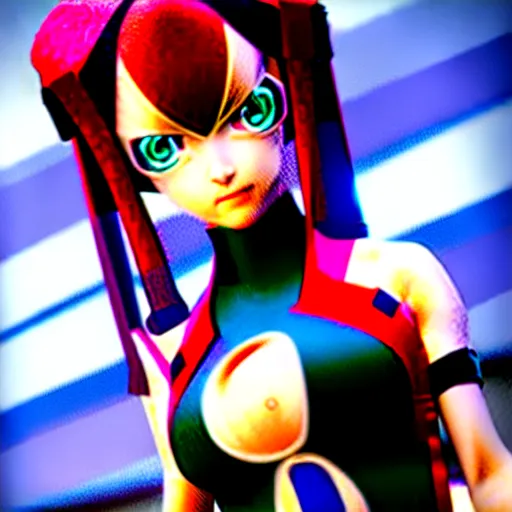 Image similar to sophia from shin megami tensei v as boomerang kuwanger, very detailed, unreal engine, psx graphics, 3 5 mm still photo