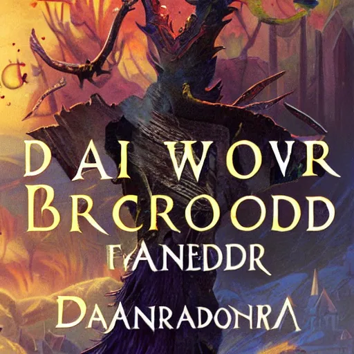 Prompt: book cover for a book named dawnsword