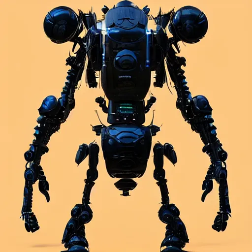 Image similar to a mech version of an insect, very symmetrical, highly detailed, by joss nizzi, pinterest, ranker, fotoscape, artstation, keyshot, unreal engine