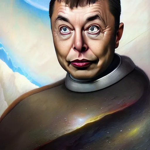 Prompt: Elon Musk as Spock Funny cartoonish by Gediminas Pranckevicius and mort drucker Tomasz Alen Kopera, masterpiece, trending on artstation