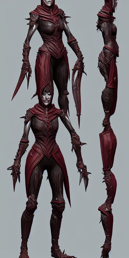 Prompt: stylized muscular victorian female grand inquisitor endboss. concept art, character sheet, blizzard, eldenring, screenshot, extremely detailed, insanely detailed, stylized, zbrush, horror, bloodbourne, full body concept
