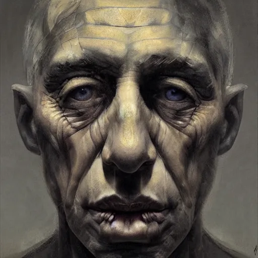 Prompt: Intricate five star Nightmare Fuel facial portrait by Pablo Picasso and Greg Rutkowski, oil on canvas, high detail, matte finish, high contrast, 3d depth, masterpiece, vivid colors, artstationhd