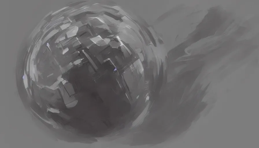 Image similar to edhyson sphere, extremely detailed, jama jurabaev, greig fraser, roger deakins, shaddy safadi, feng shu, neil blevins, trending on artstation, high quality, brush stroke