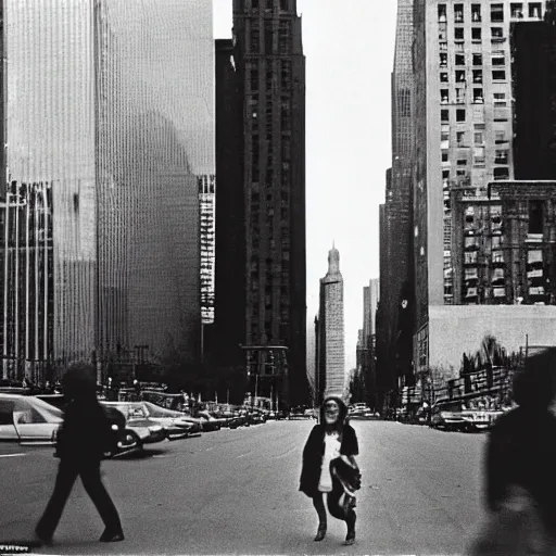 Prompt: a film photography of a the art scene in new york city in the 1 9 7 0 s by diane arbus