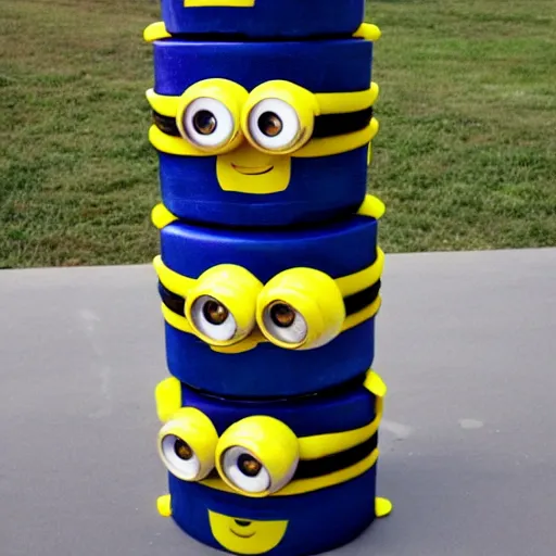 Prompt: Minion tower