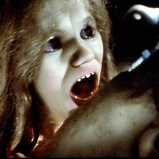 Image similar to possessed linda blair in the exorcist (1973)