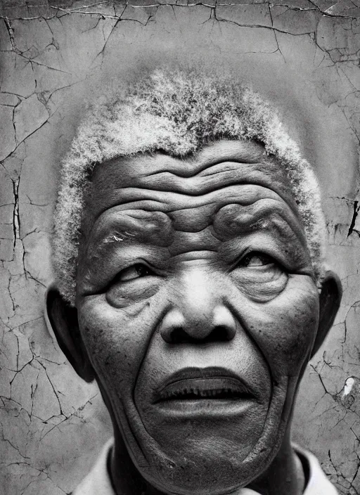 Image similar to creepy Mandela catalogue pictures, old and damaged, static and blurry photorealistic digital art