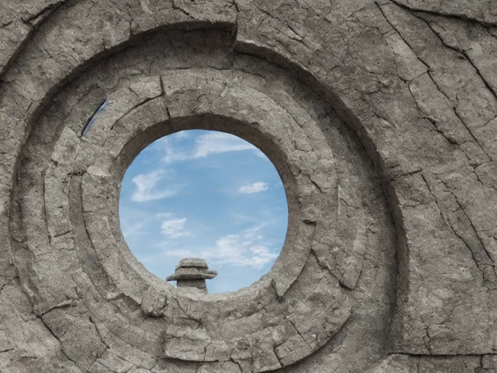 Prompt: stargate made of stone that form a circle, cinematic view, epic sky stargate made of stone that form a circle, cinematic view, epic sky