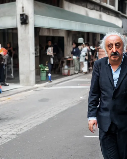 Prompt: a boba tea. hyper realistic and anamorphic 2 0 1 0 s movie still of giovanni falcone, by paolo sorrentino, leica sl 2 3 0 mm, beautiful color, high quality, high textured, lens flare, refined face