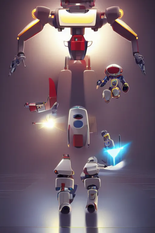 Image similar to metabots medabots medarotto medarot robot minimalist comics, behance hd by jesper ejsing, by rhads, makoto shinkai and lois van baarle, ilya kuvshinov, rossdraws global illumination ray tracing hdr radiating a glowing aura