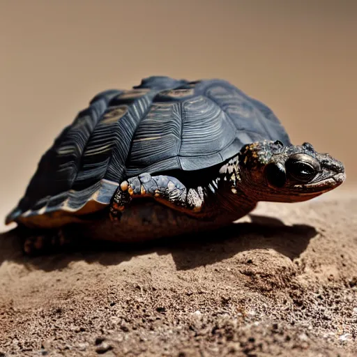 Image similar to an award winning photo of platinum black gecko tortoise looking at the camera, cute, nature photography, National Geographic, 4k