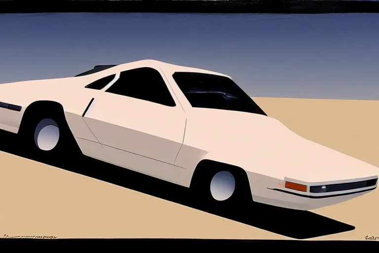 Image similar to car on white background, Ralph McQuarrie