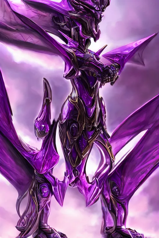 Prompt: galactic hyperdetailed elegant beautiful stunning giantess anthropomorphic sexy hot mecha female dragon goddess posing, purple body, purple metal ears, sleek eyes, smooth purple skin, sleek purple armor, bigger than galaxy, epic proportions, epic scale, epic size, detailed warframe, furry, dragon art, goddess, giantess, furaffinity, octane