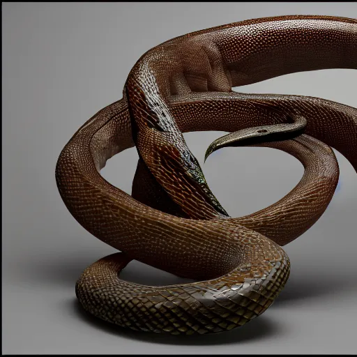 Image similar to venemous snake, studio lighting, highly detailed, octane render