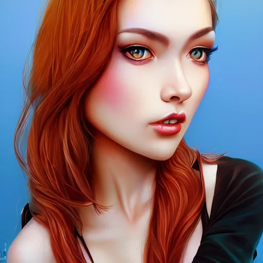 Image similar to photo of young woman by artgerm