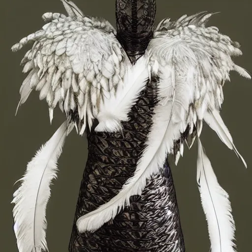Prompt: an armour of feathers. - n 4