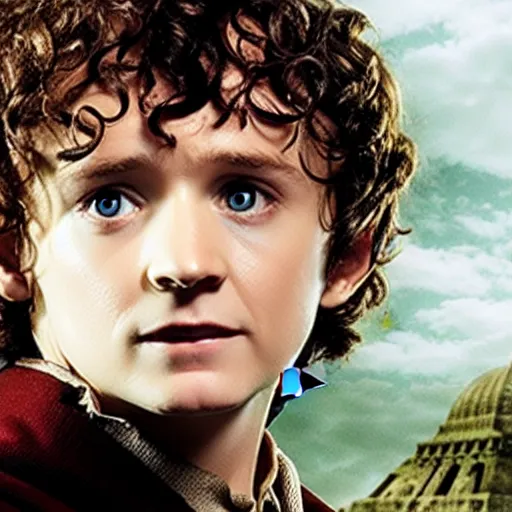 Image similar to still of frodo baggins in a harry potter movie