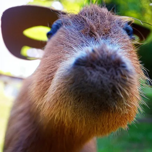 Prompt: a cute capybara with a bowtie