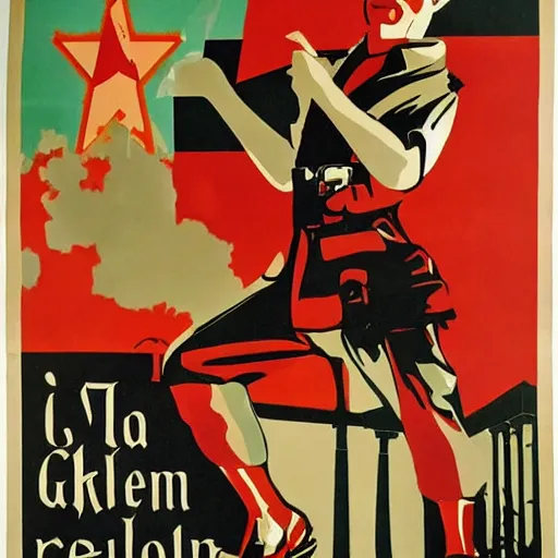 Image similar to ww 2 german propaganda poster