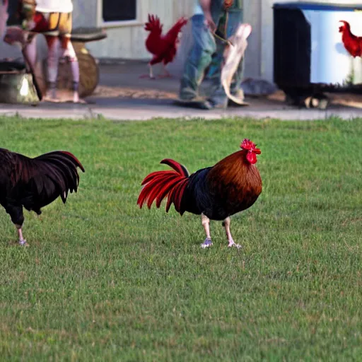 Image similar to bets on a rooster fight