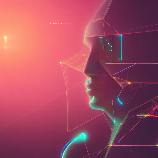 Image similar to artificial intelligence bestowing enlightenment upon mankind in the style of beeple, biopunk, futuristic, 8 k resolution, trending on artstation, cg society, award winning