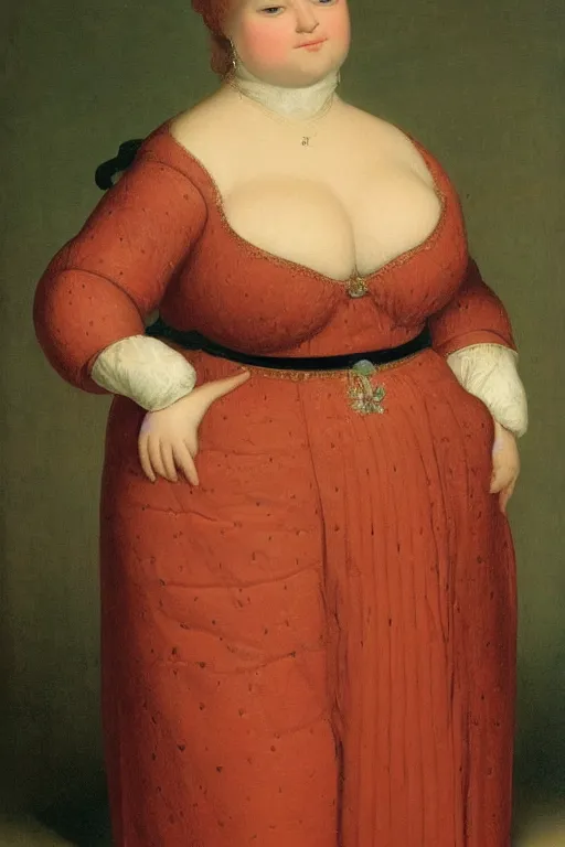 Prompt: detailed portrait of a chubby queen | johfra bosschart | waist up