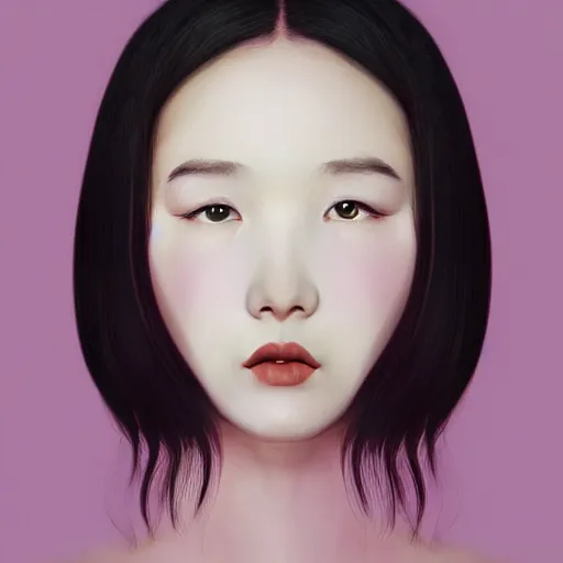 Image similar to photo of young woman by hsiao - ron cheng