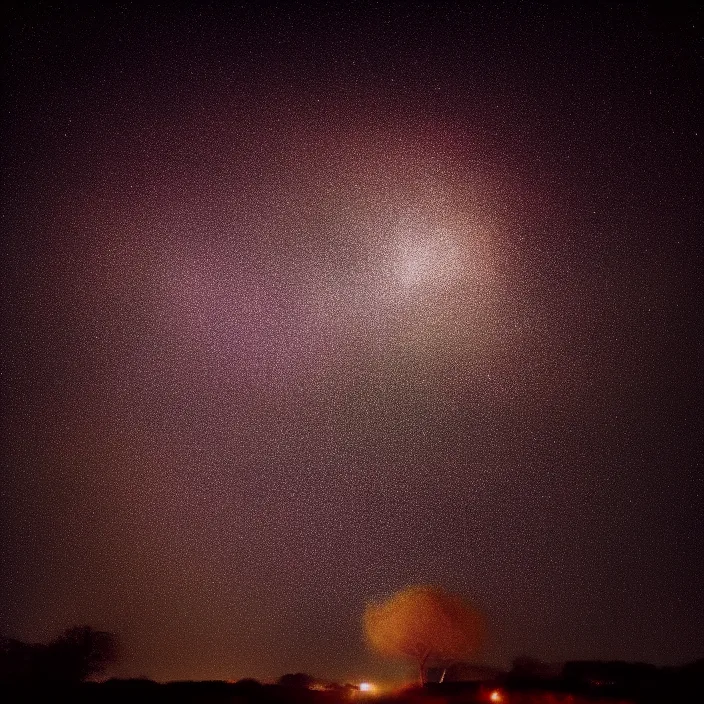 Prompt: galaxy fireworks starry sky shot by Steve McCurry