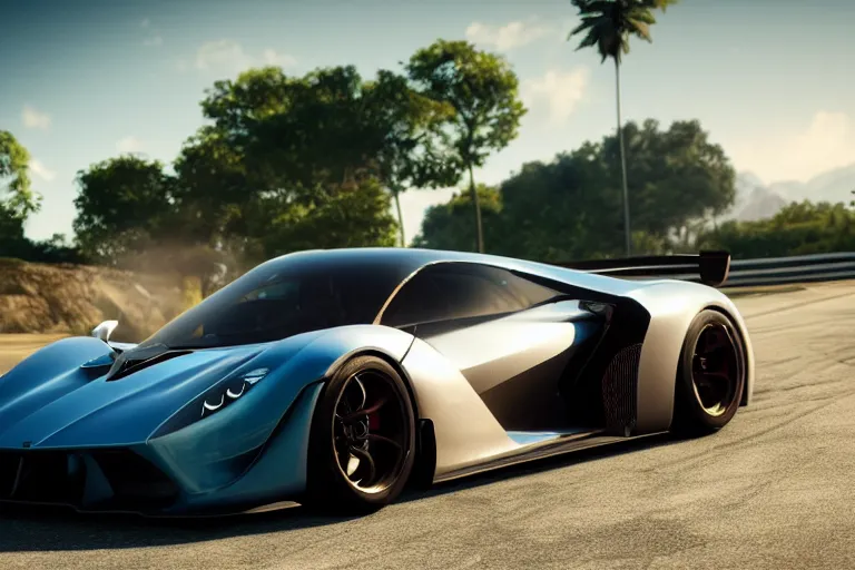 Image similar to photo wallpaper sport car gran turismo 7 forza horizon need for speed fast and furious 5 unreal engine supercar hypercar game concept car octane render, 4 khd 2 0 2 2 3 d cgi rtx style chrome reflexion global illumination ray tracing hdr arstation pixar and disney unreal