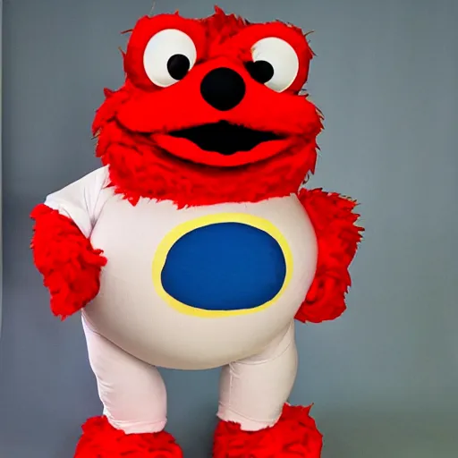 Image similar to obese elmo