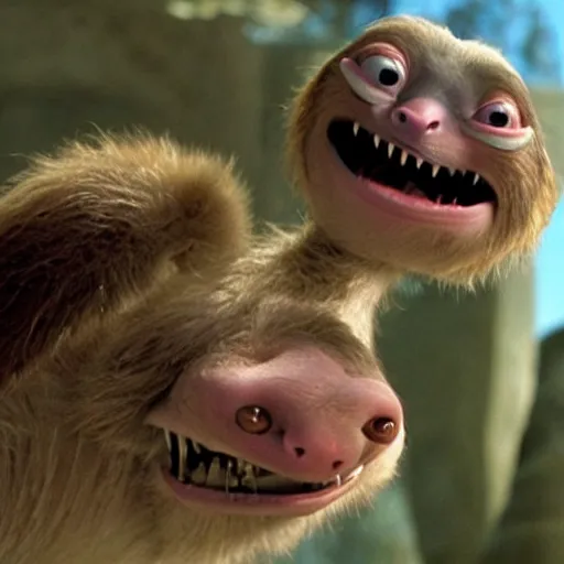 Image similar to sid the sloth from ice age ( 2 0 0 2 )