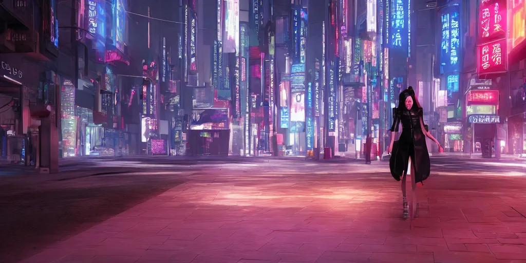 Prompt: photorealistic four dimensional holographic sculptures of beautiful geisha projected in the urban streets of a highly advanced futuristic city at night, unreal engine 5, archviz, cyberpunk, bladerunner