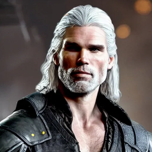 Image similar to anson mount as geralt