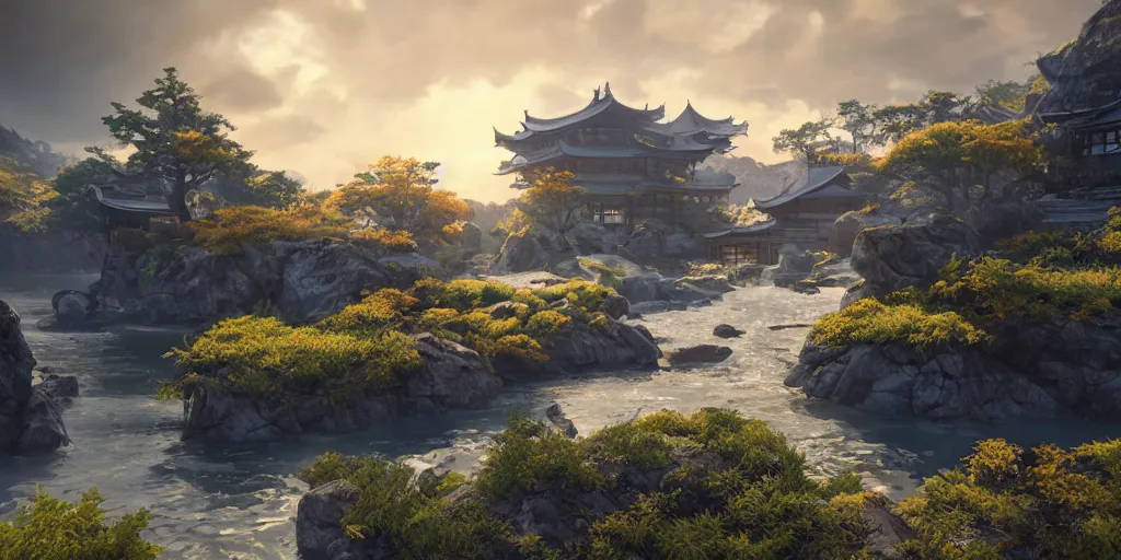 Image similar to hutao from genshin impact, unreal 5, hyperrealistic, realistic, photorealistic, dynamic lighting, highly detailed, cinematic landscape, studio landscape, studio lighting