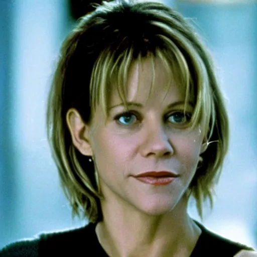 Image similar to meg ryan is the one in the matrix movie