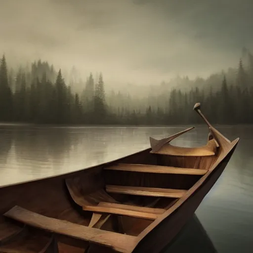 Image similar to hyperrealistic mixed media image of Early Cuyler on a rowboat, stunning 3d render inspired art by István Sándorfi and Greg Rutkowski, perfect facial symmetry, realistic, highly detailed attributes and atmosphere, dim volumetric cinematic lighting, 8k octane extremely hyper-detailed render, post-processing, masterpiece,