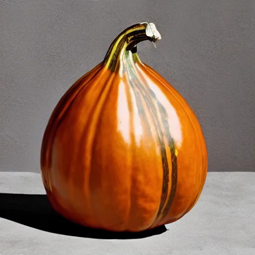 Image similar to gourd with face of amber heard hybrid intercross mix as a gourd