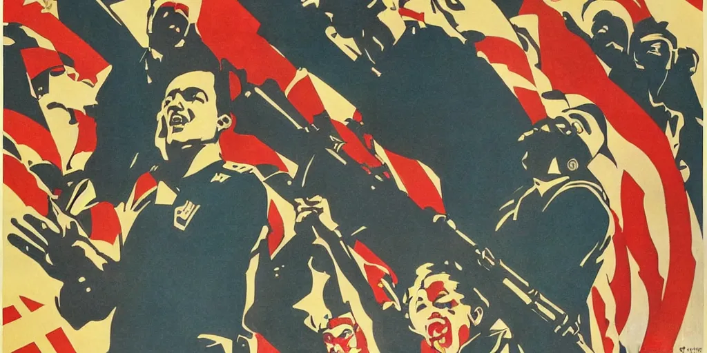 Prompt: diversity, equity, and inclusion program in style of Soviet propaganda, poster art, war, realistic, propaganda