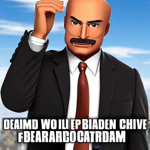 Prompt: Dr. Phil as a character in Team Fortress 2