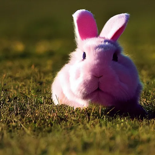Image similar to extremely cute pink bunny national geographic
