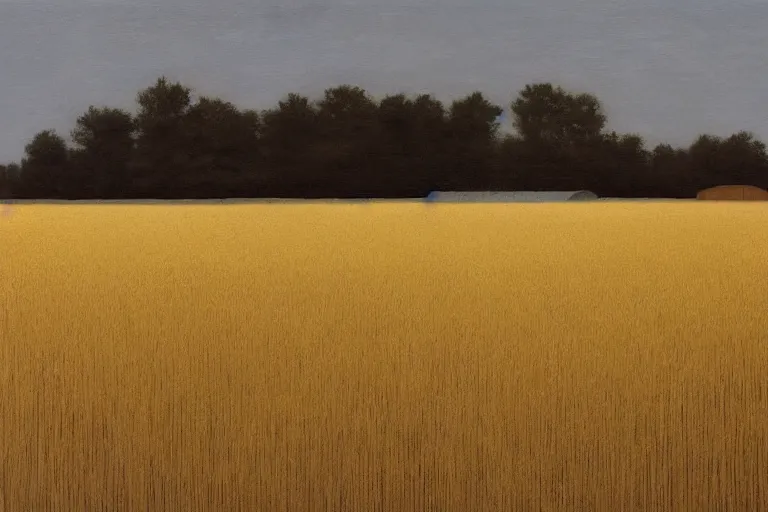 Image similar to a wheat field with barn artwork by tim eitel