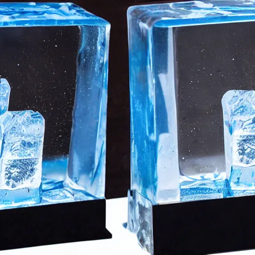 Prompt: ice blocks highly detailed award winning 4 k high definition