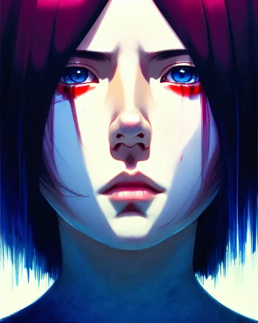 Prompt: dead inside!!!, fine - face, audrey plaza, realistic shaded perfect face, fine details. anime. realistic shaded lighting poster by ilya kuvshinov katsuhiro otomo ghost - in - the - shell, magali villeneuve, artgerm, jeremy lipkin and michael garmash and rob rey